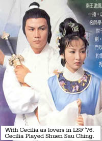 With Cecilia Wong as Shuen Sau Ching in Luk Siu Fung